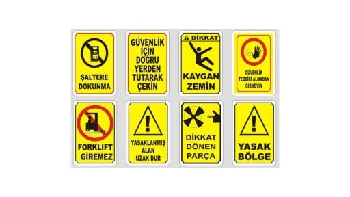 İş Güvenlik İşaretleri