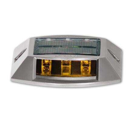 Solar Yol Butonları Güneş Enerjili Yol Butonu Trafik Ledli Solar Buton Fiyatı (Sarı)