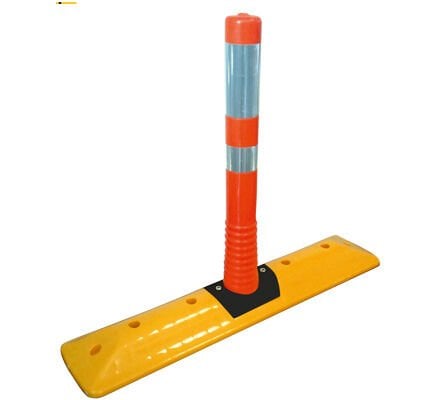 Plastik Yol Bölme Butonu Uyarı Levhalı Şerit Düzenleme Butonu Fiyatı 45cm