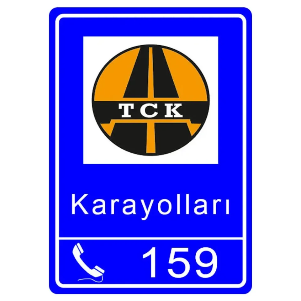 Karayolları Bilgi Levhası Trafik Bilgi İşareti Karayolları Tabelası Anlamı