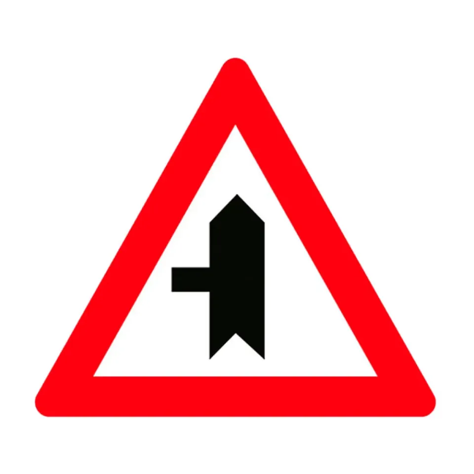 Tali Yol Levha Fiyatı Trafik Levhası Anayol Tali Yol Kavşağı Anlamı T-22c