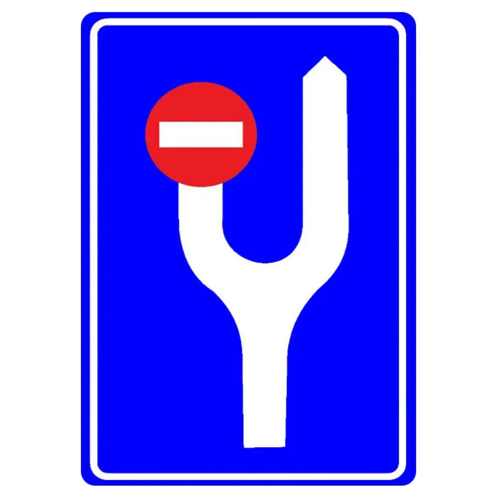 Bölünmüş Yol Öncesi Yön Levhası Anlamı Trafik Bilgi İşareti Tabelası Fiyatı