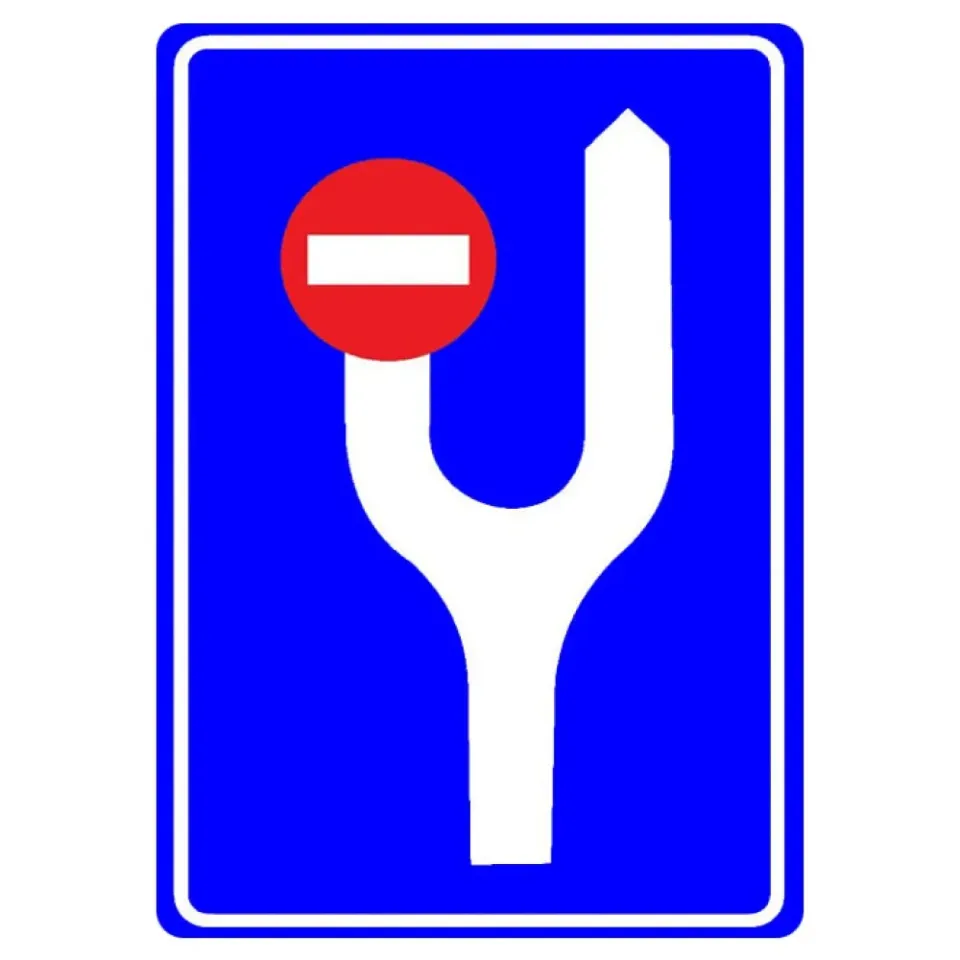 Bölünmüş Yol Öncesi Yön Levhası Anlamı Trafik Bilgi İşareti Tabelası Fiyatı