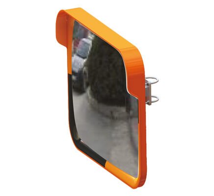 Otopark Aynası Fiyatları, Otopark Dış Bükey Ayna ,Bombeli Trafik Aynası Kare  60x80 cm Kare Sarı