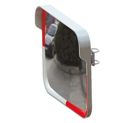 Kare Otopark Aynası,Bombeli Trafik Aynası Kare  40x60 cm Kare Beyaz