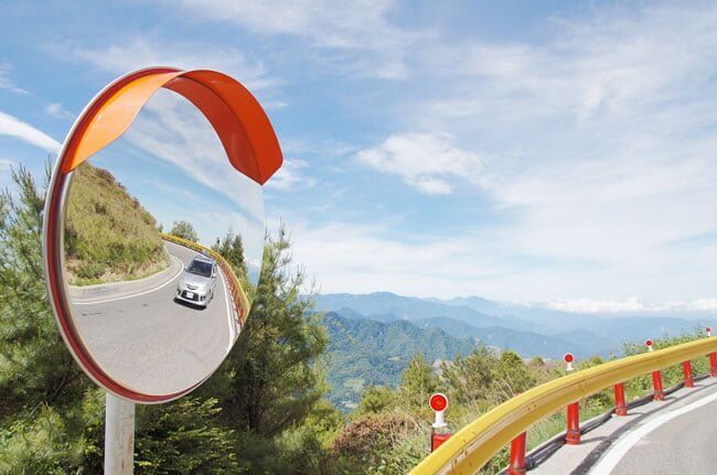 Kare Otopark Aynası,Bombeli Trafik Aynası Kare  40x60 cm Kare Beyaz