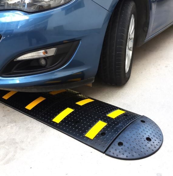 Yol Kasisleri Fiyatları Kauçuk Hız Kesici Kasis Kauçuk Şaseli Yol Kasisi 3 Metre (50x40 cm)