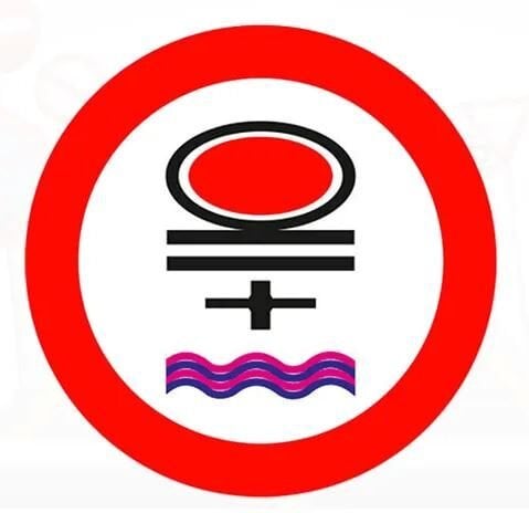 Su Kirletici Madde Taşıyan Taşıt Giremez Levhası Fiyatı Yol Tabelası TT-17