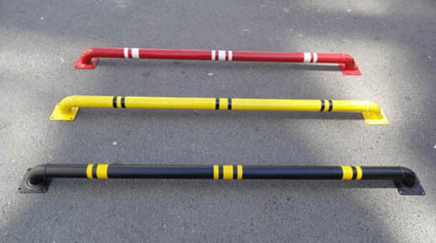 Araba Park Bariyerleri Araç Stoperi Otopark Stoperi Sonlandırma Bariyeri 200 cm Ø60mm Ø76mm