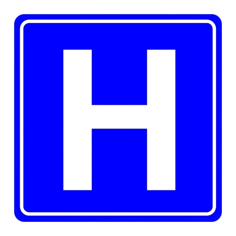 Hastane Levhası Trafik Bilgi İşareti Nedir Hastane Tabelası Anlamı Fiyatı