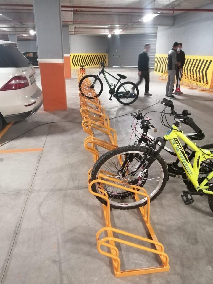 Bisiklet Park Yeri Bisiklet Parkı Park Alanı Demiri İmalatı Üretimi fiyatı Bisiklet Park Yeri Altılı