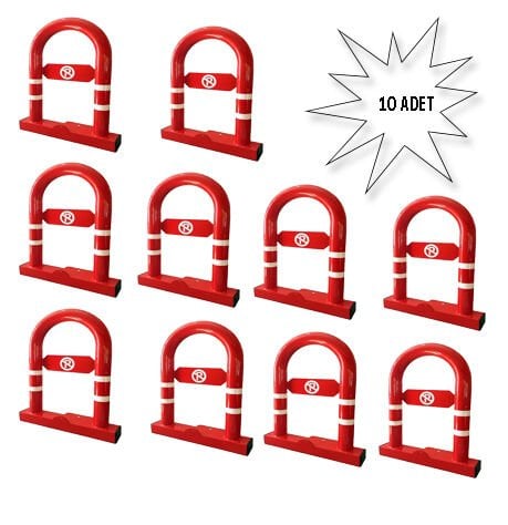 Kilitli Yatar Bariyer Katlanır Otopark Bariyeri Kişisel Araç Demiri Fiyatı 10 lu