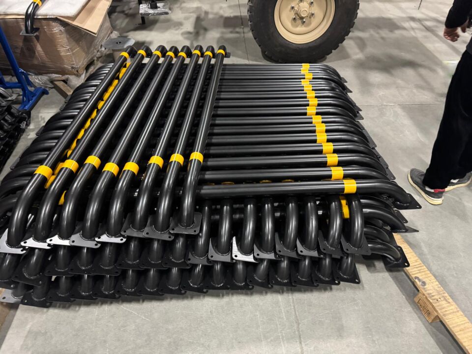 Araç Sonlandırma Bariyeri Otopark Stoperi Araç Stoperi Demiri Fiyatı 200 cm Ø60mm Ø76mm