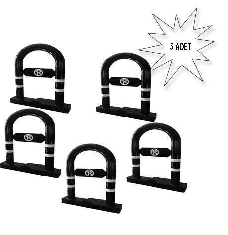 Kilitli Yatar Bariyer Katlanır Otopark Bariyeri Kişisel Araç Demiri Fiyatı Siyah(5 li)