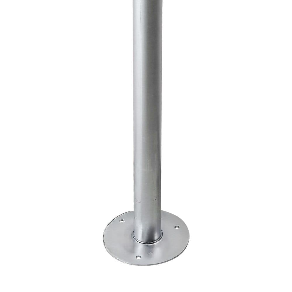 Galvaniz Yuvarlak Direk Levha Direği  Otopark Aynası Direği 2 Metre Q60 mm