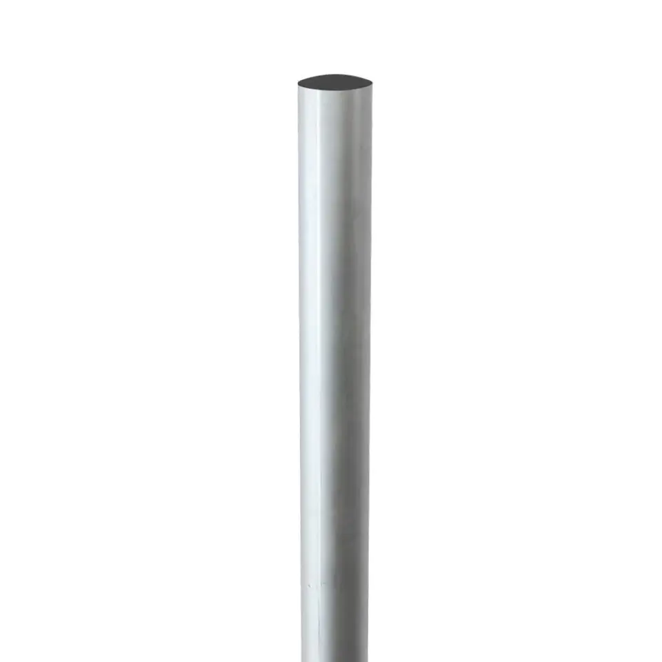 Galvaniz Yuvarlak Direk Levha Direği  Otopark Aynası Direği 2 Metre Q60 mm