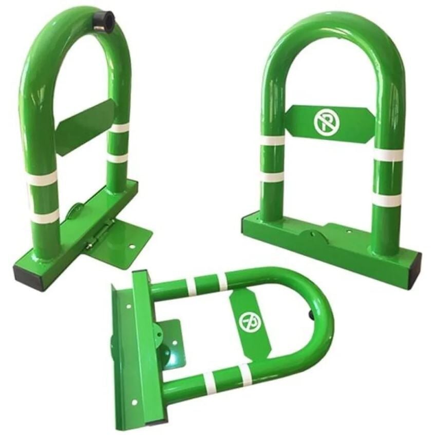 Yatar U Tip Park Bariyeri  Otopark Demiri Park Sorununu Ortadan Kaldırır Kilitli Yatar Bariyer Yeşil