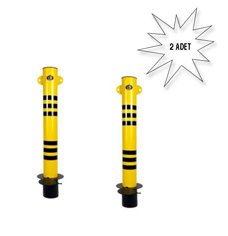 Kilitli Direk Kilitli Oto Park Direği Çıkan Ankrajlı Otopark Bariyeri Demiri Ankara En ucuz (2 li)