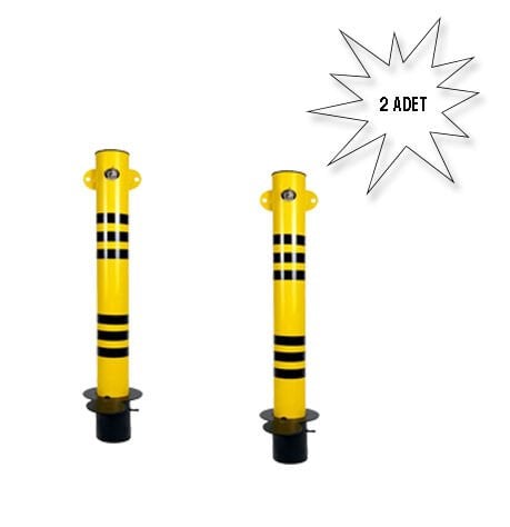 Kilitli Direk Kilitli Oto Park Direği Çıkan Ankrajlı Otopark Bariyeri Demiri Ankara En ucuz (2 li)