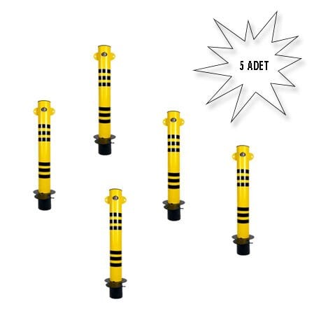 Kilitli Direk Kilitli Oto Park Direği Çıkan Ankrajlı Otopark Bariyeri Demiri Ankara En ucuz (5 li)