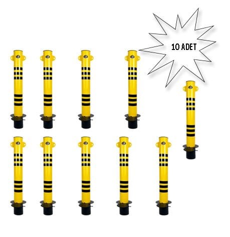 Kilitli Direk Kilitli Oto Park Direği Çıkan Ankrajlı Otopark Bariyeri Demiri Ankara En ucuz (10 li)