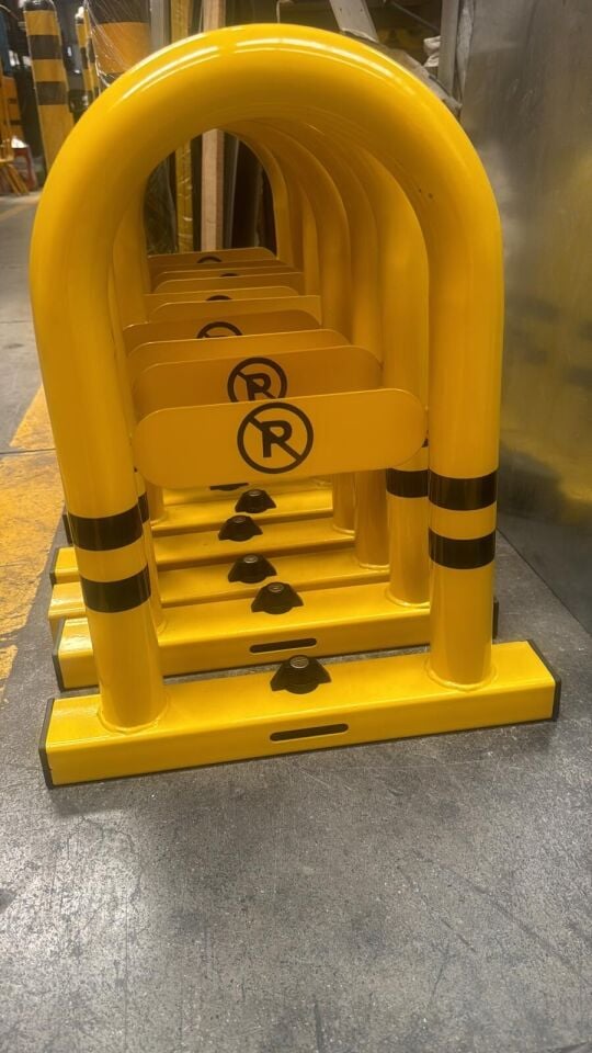 Kişisel Otopark Direği Master Gömme Kilitli Yatar Kalkar Park Bariyeri