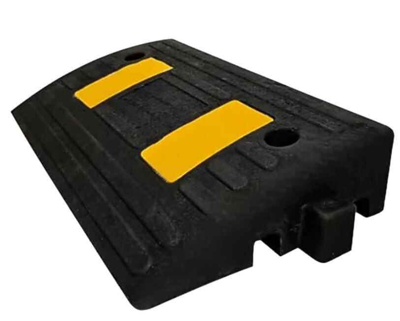 Kauçuk Rampa Seti 1 Metre - Otopark Rampası, Kablo Kanallı, Kaldırım Rampası 50 x 30 x 10 cm