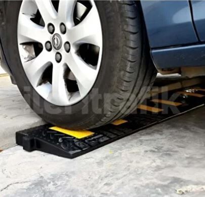 Kauçuk Rampa Seti 2 Metre - Otopark Rampası, Kablo Kanallı, Kaldırım Rampası 50 x 30 x 10 cm