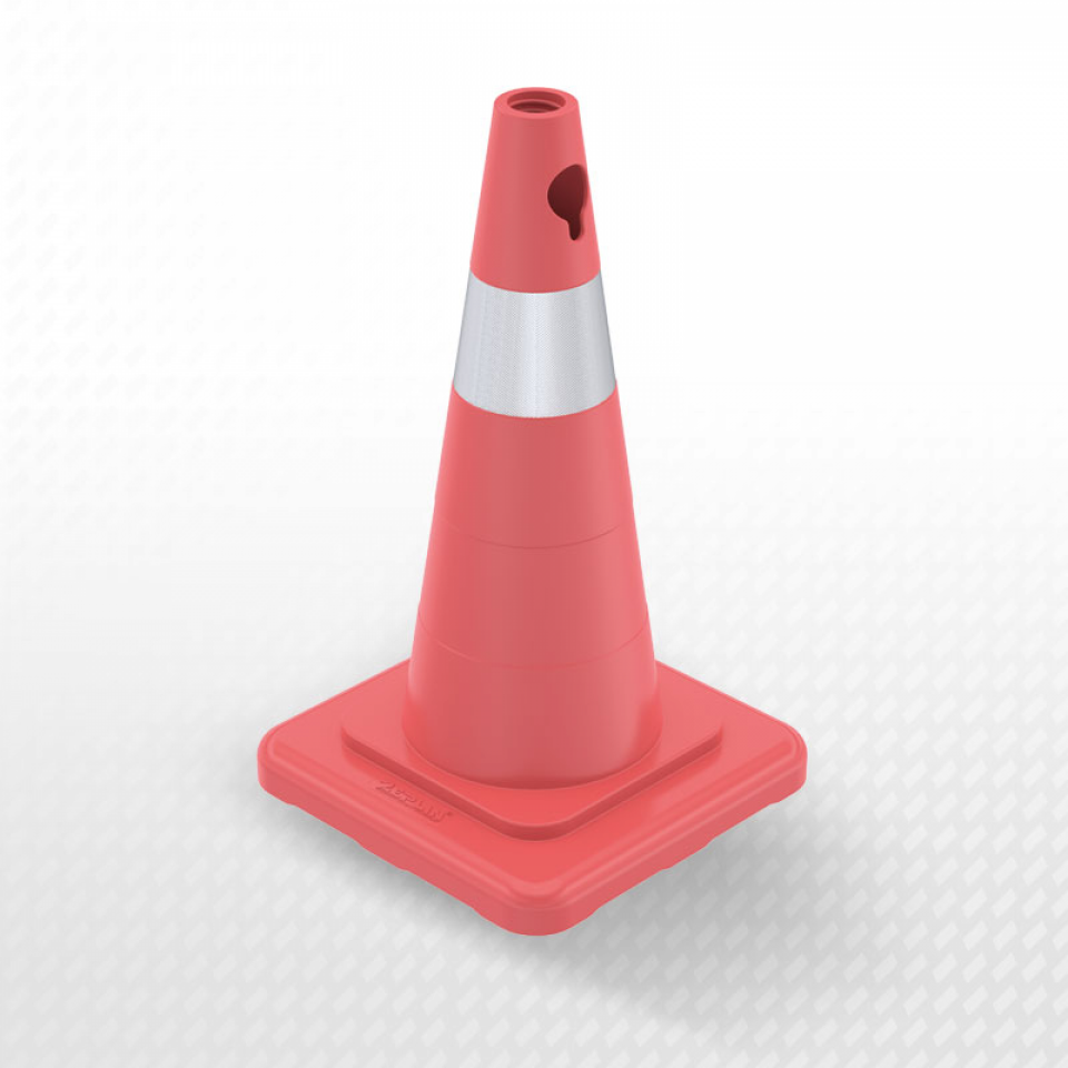 Ekonomik Duba Duba Nedir Plastik Trafik Konisi Huni Yol Otopark Dubası 50 cm