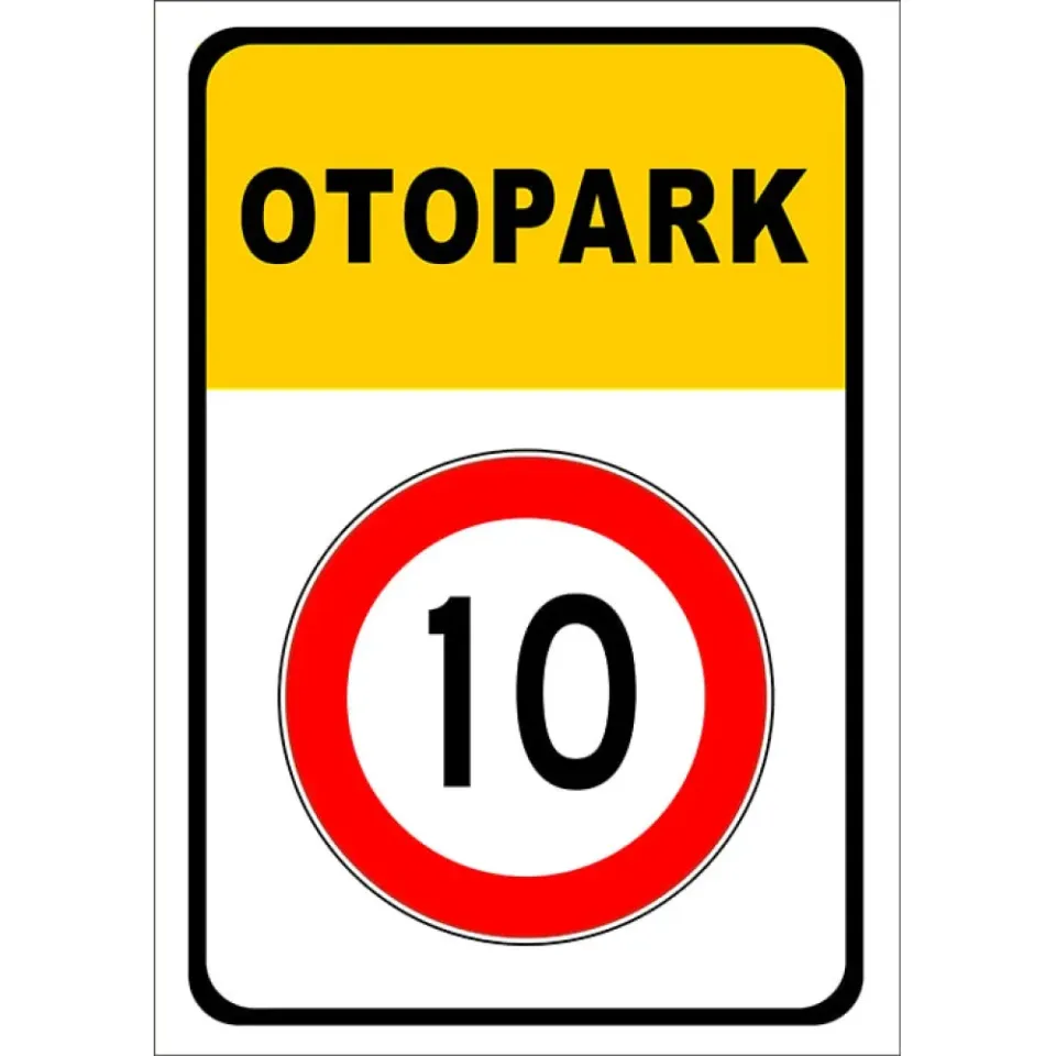 Otopark Levhası Park Yeri Tabelası Park Alanı Levhası İşareti Anlamı