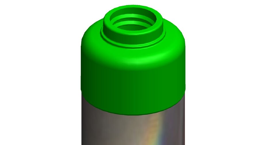 Esnek Delinatör TPE/TPU Şerit Ayırıcı  100 cm x 80 mm (Yeşil)