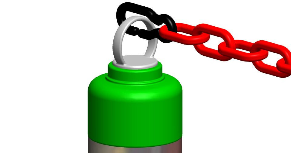 Esnek Delinatör TPE/TPU Şerit Ayırıcı  75 cm x 80 mm (Yeşil)