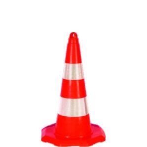 70 cm  Koni Trafik Konisi Plastik Trafik Duba Reflektör Koni Otopark Dubası
