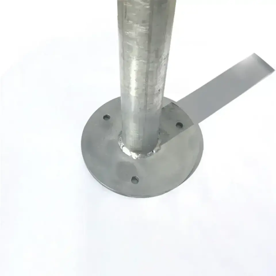 Levha Direği Galvanizli Trafik Levha Direği Otopark Aynası Direği 2,5 Metre Q76 mm