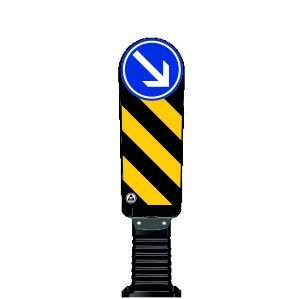 Esnek Refüj Başı Levhaları 90 cm x200 mm