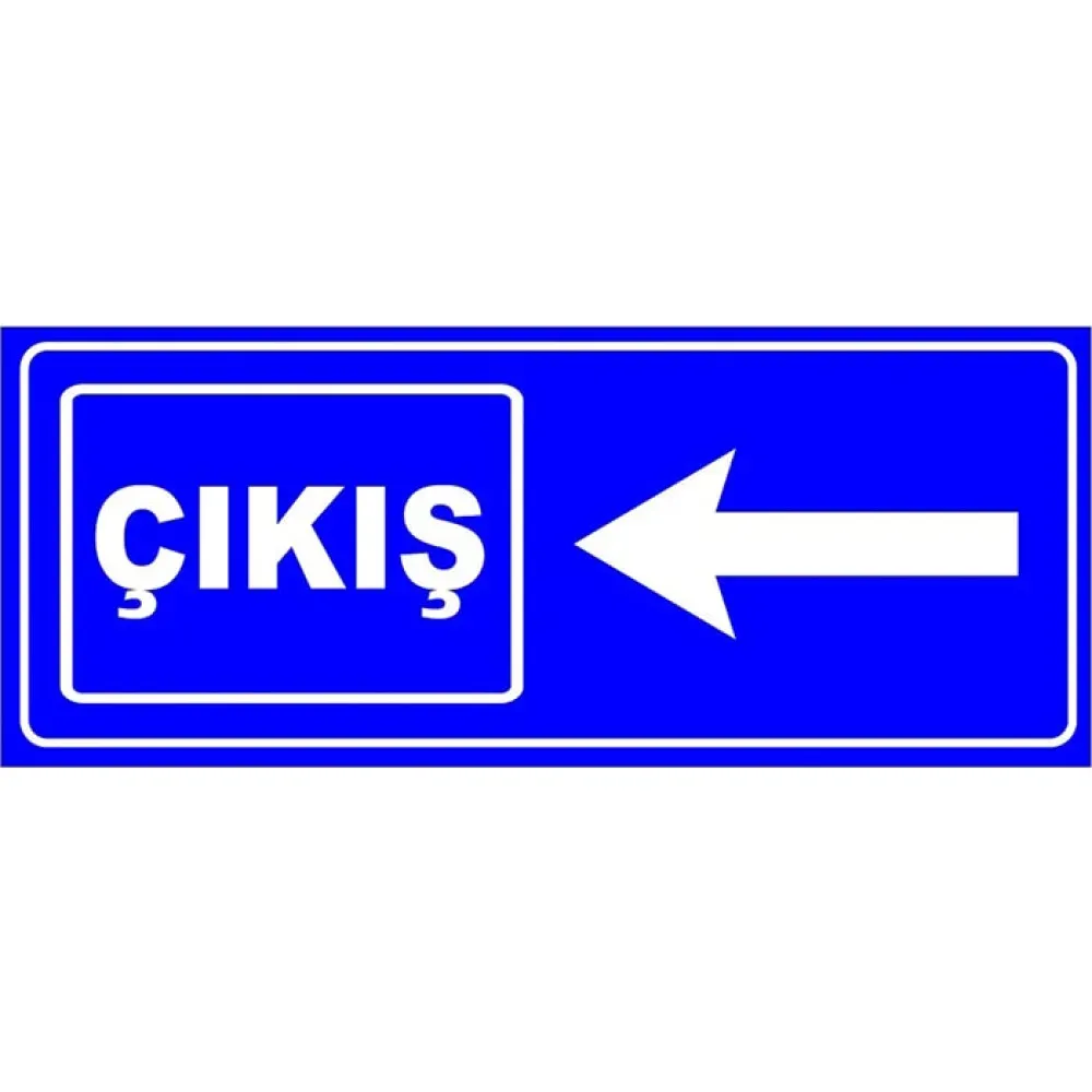 Otopark Çıkış Levhası Otopark Yönlendirme Tabelası İşareti Anlamı Fiyatı (Sol)