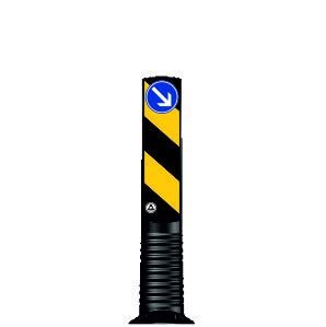Esnek Refüj Başı Levhaları 75 cm x100 mm