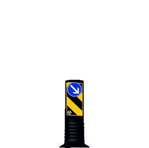 Esnek Refüj Başı Levhaları 45 cm x100 mm