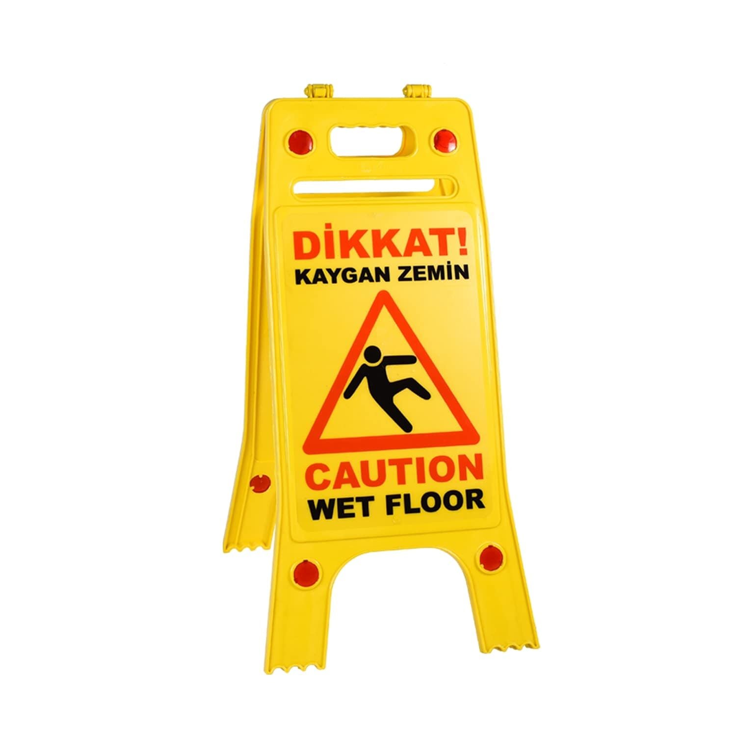 Kaygan Zemin Levhası Tabelası İşareti Dikkat Portatif Uyarı Levhası