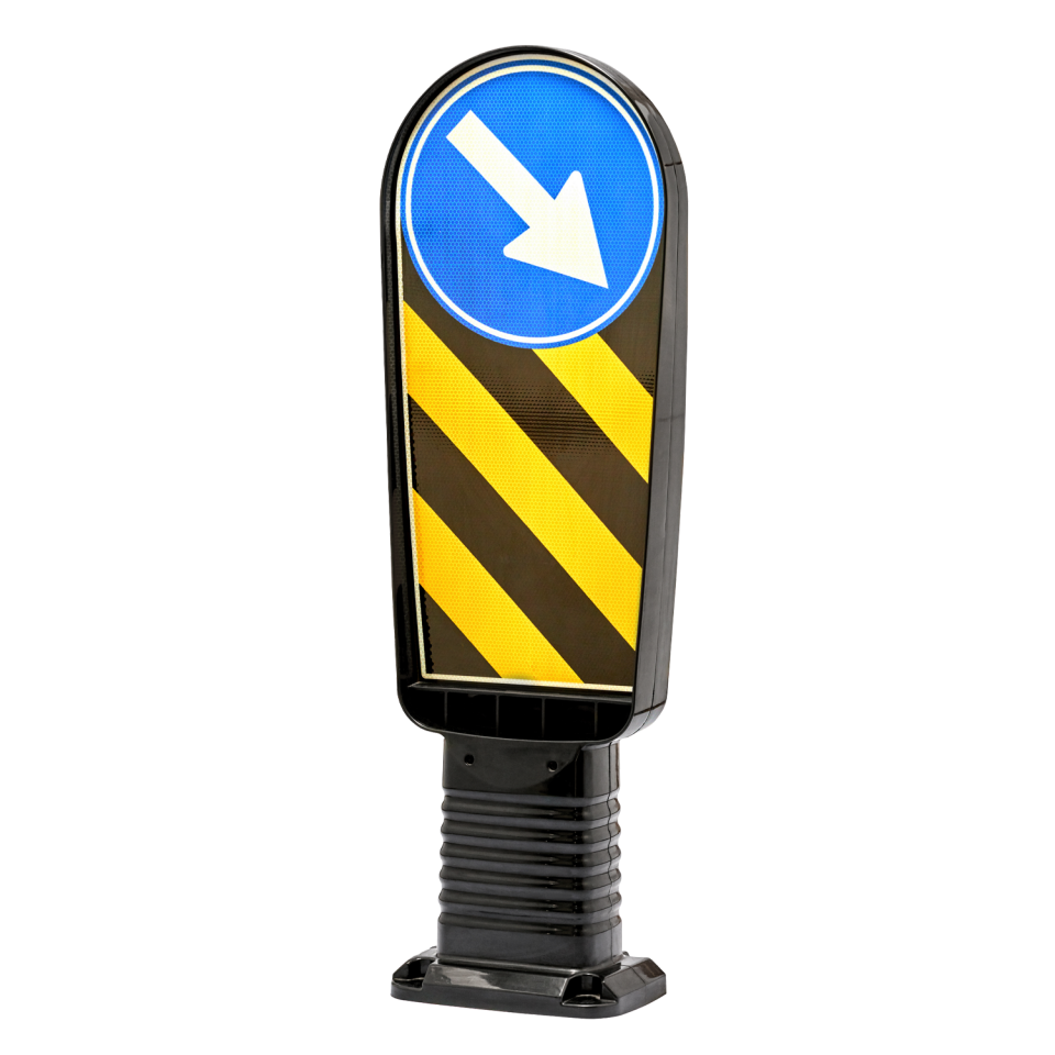 Esnek Refüj Başı Levhaları 85 cm x200cm Siyah