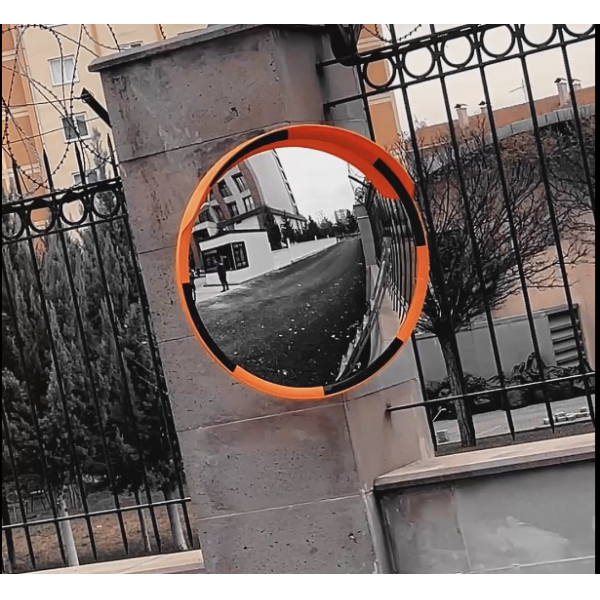 Otopark Giriş Çıkış Aynası Güvenlik Aynası Bombeli Trafik Güvenlik Aynası 80 cm