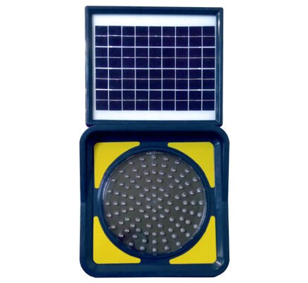 Solar Flaşör Uyarı Lambası Fiyatı Güneş Enerjili Ledli Trafik Lambası Sarı 11850 FL S