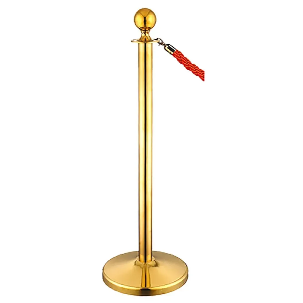 Pirinç Protokol Bariyeri Paslanmaz Yönlendirme Bariyeri Pirinç Bariyer