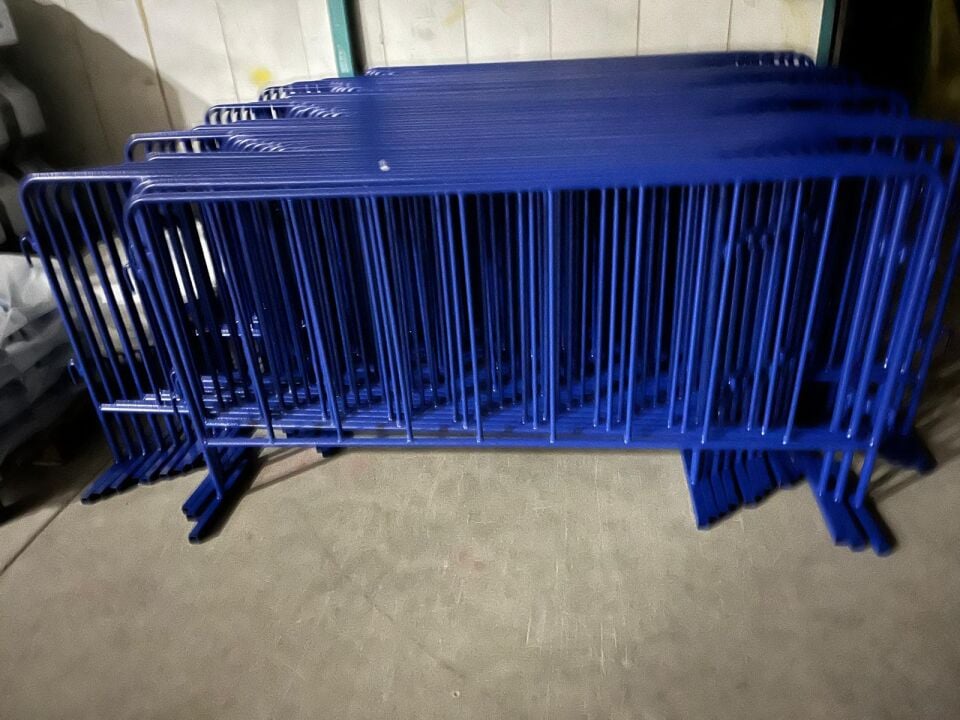 Demir  Bariyer Zabıta Bariyeri Mavi