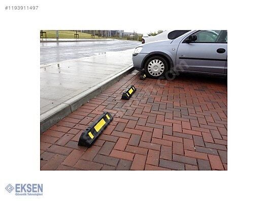 Kauçuk Stoper  Kauçuk Araç Durdurucu Kauçuk Otopark Stoperi 100 cm
