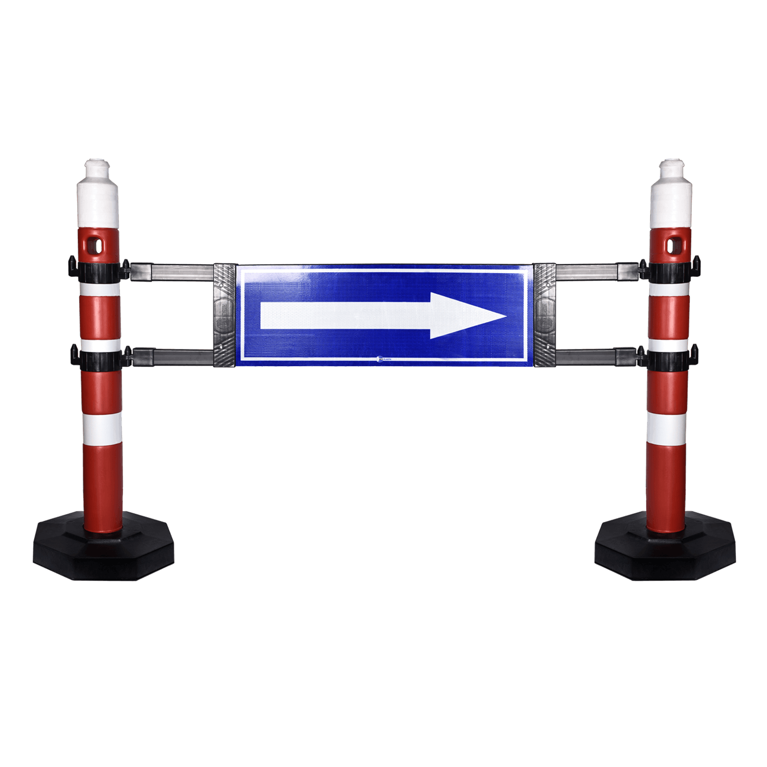 Levhalı Dikme Bariyer 30 x 90 cm