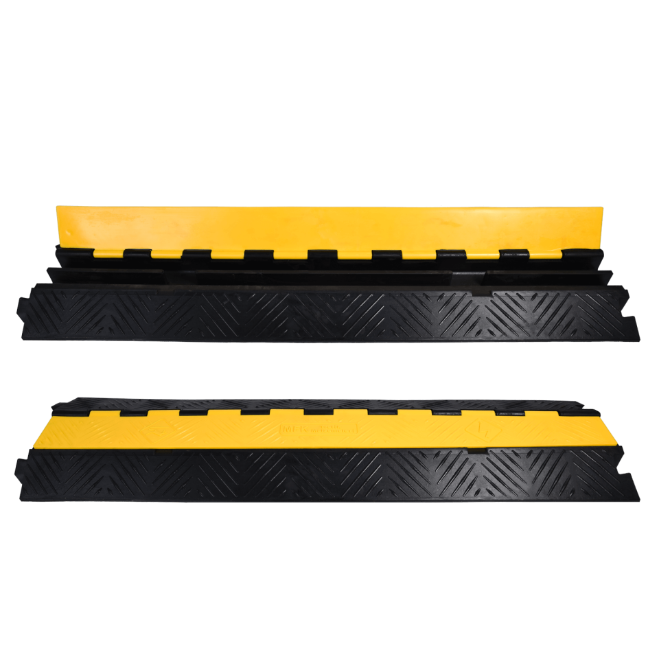 2 Kanallı Kablo Koruma Kasisi Kablo Kanallı  Hortum Koruyucu ,Kasisi Hız Kesici Kauçuk Kasis