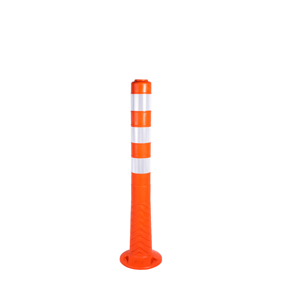 En Ucuz Delinatör Plastik Otopark Trafik Delinatörü TPE  Şerit Ayırıcı 73 cm  (Turuncu) Ekonomik