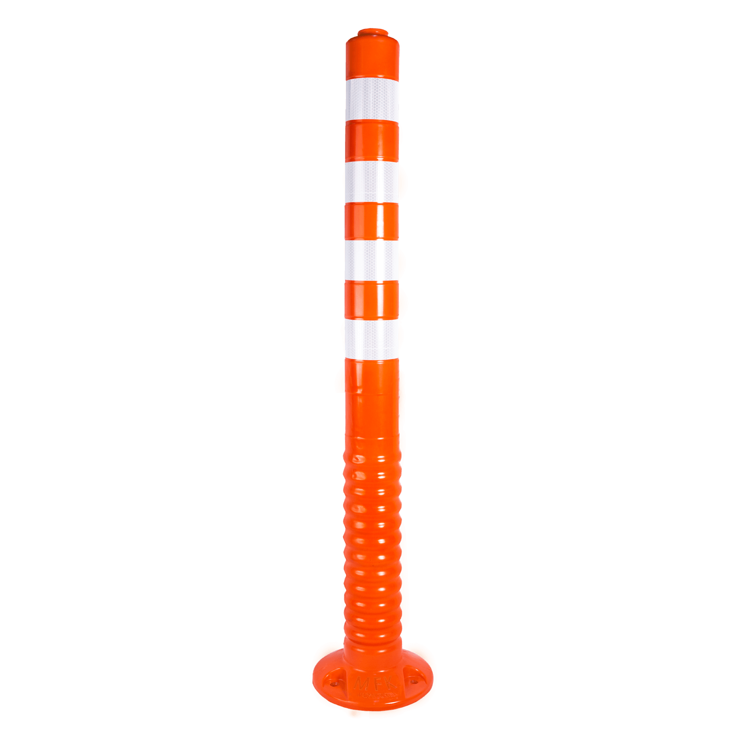 En Ucuz Delinatör Plastik Otopark Trafik Esnek Delinatör TPE  Şerit Ayırıcı 100 cm  (Turuncu) Ekonomik