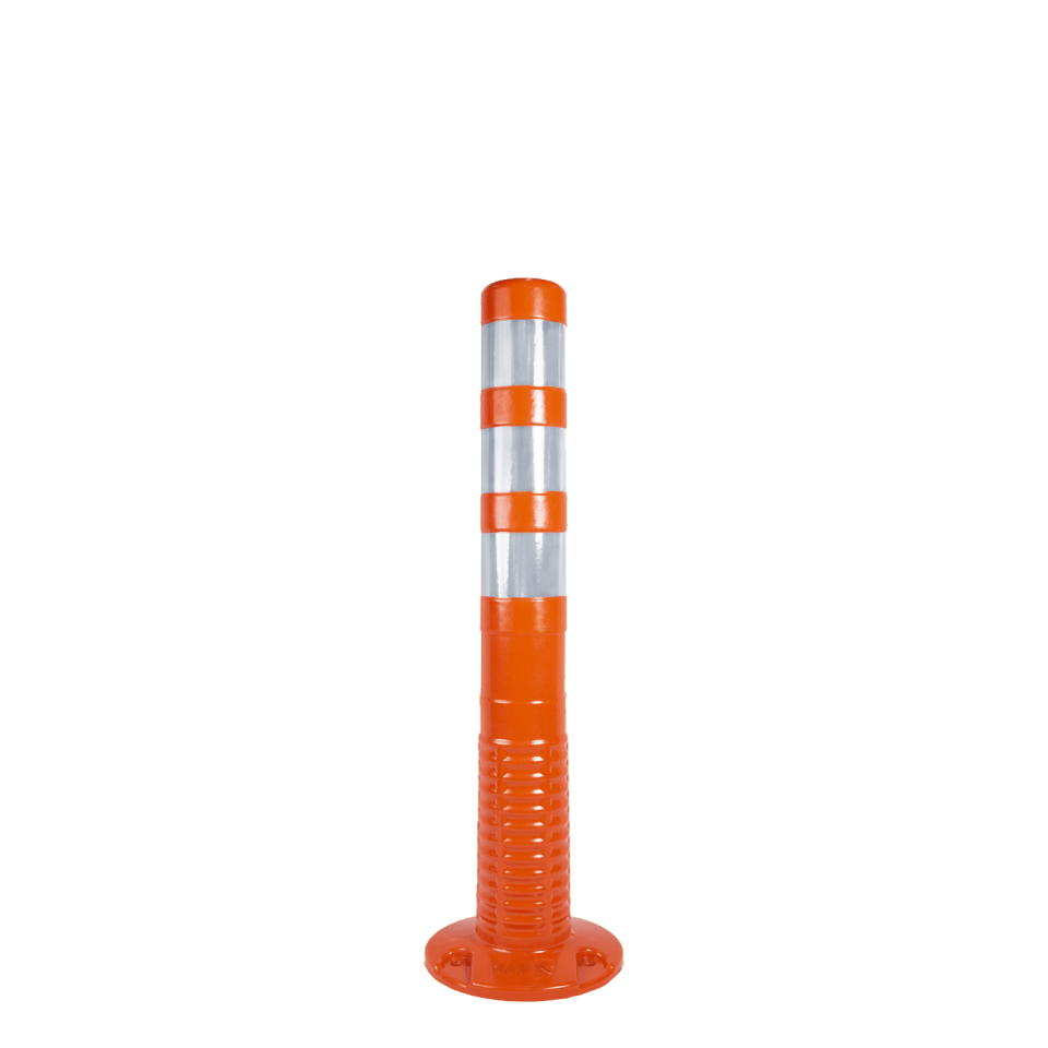 TPU Delinatör 75 CM ( Ø 90 )  Şerit Ayırıcı  Trafik Yol Delinatör Esnek Delinatör